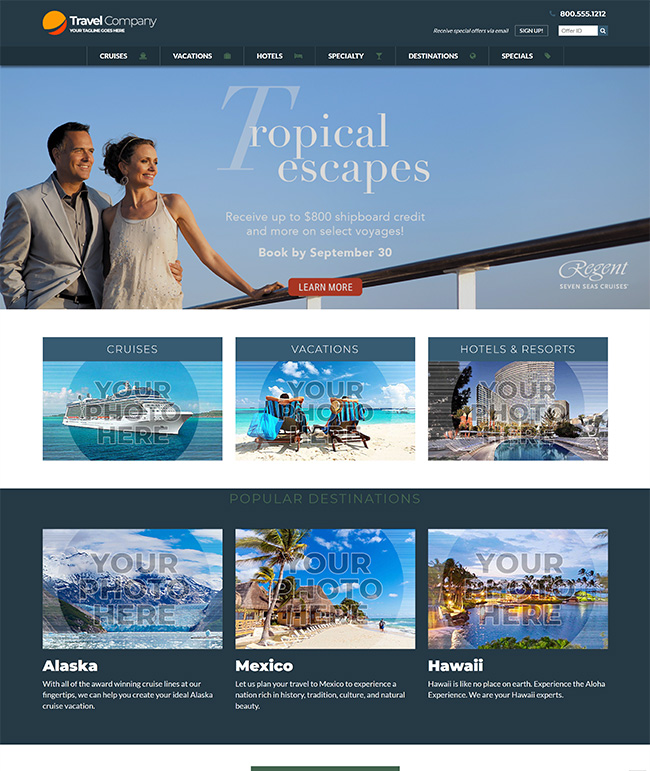 aa travel agent website